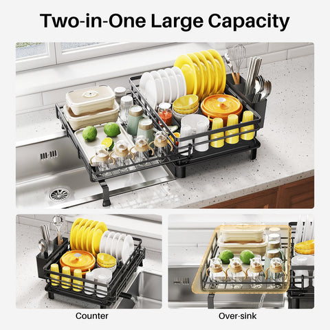 SNTD drip tray and angled drainage on the extendable rack