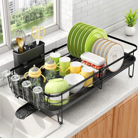 SNTD extendable rack fits variable counter sizes with flexible storage.