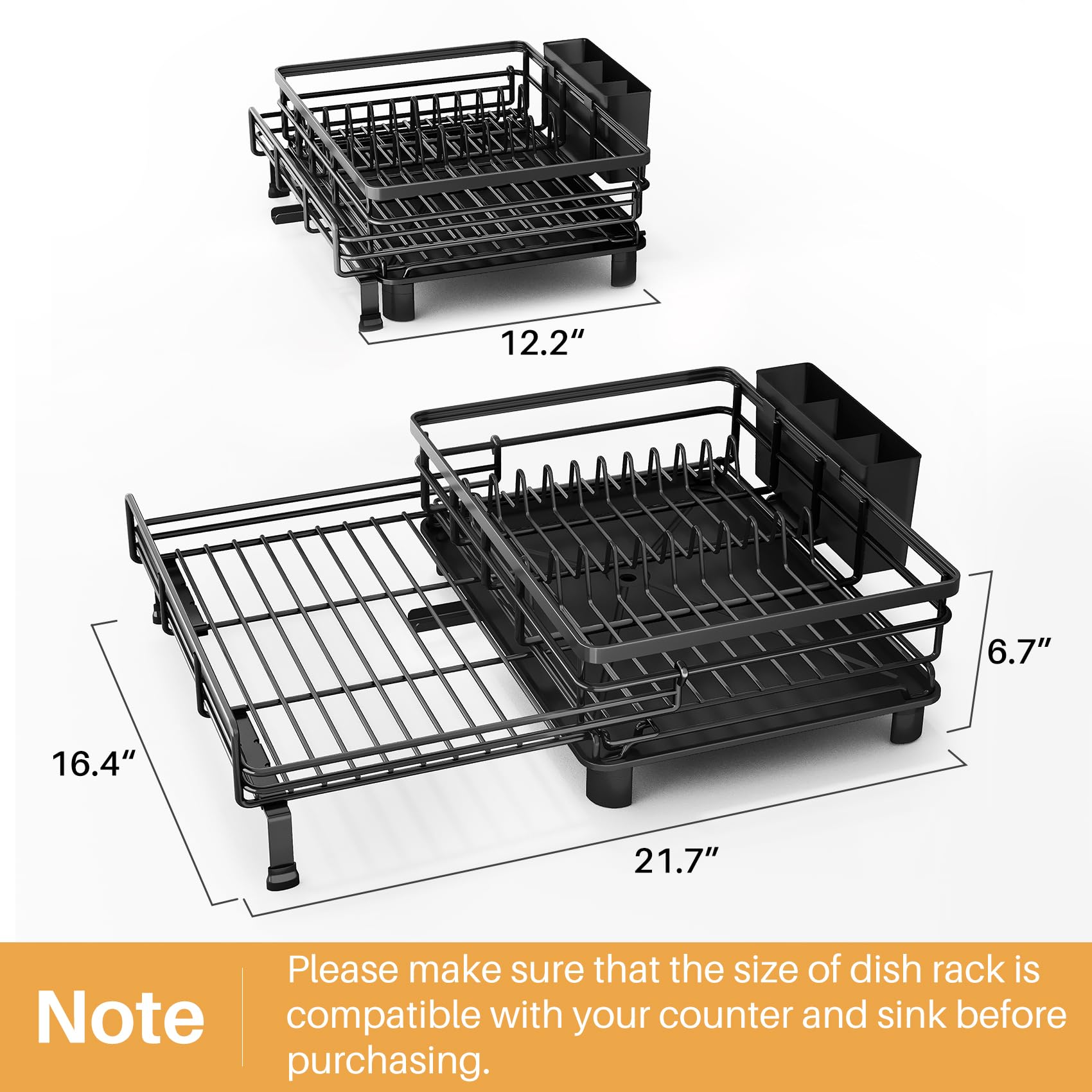 SNTD large-capacity rack holding plates, bowls, and glasses