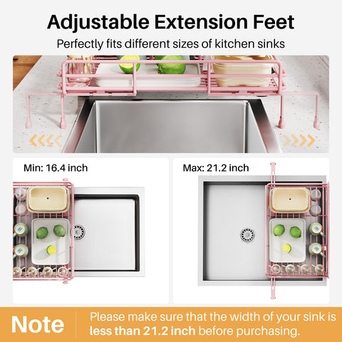 SNTD dish drying rack prevents spills with secure, splash-free setup