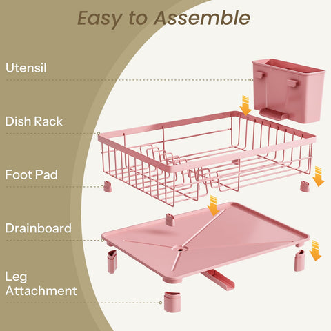 SNTD elevated legs provide stable drainage on different sink setups.