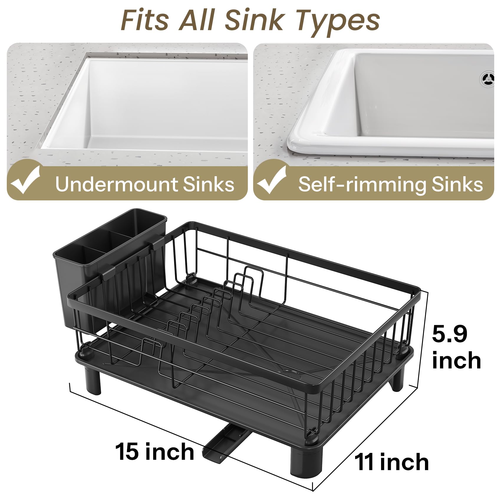 SNTD dish drying rack rust-resistant stainless steel for daily kitchen use