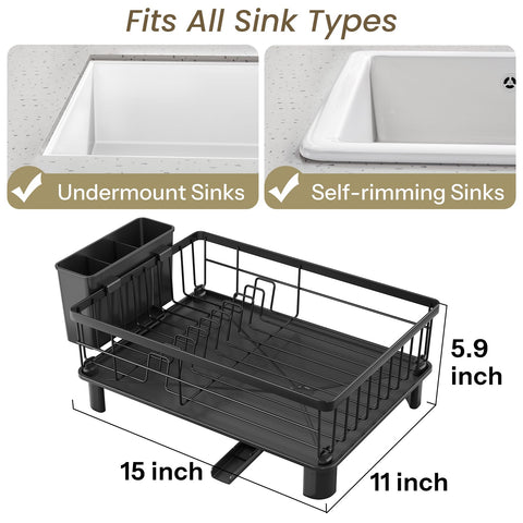 SNTD dish drying rack rust-resistant stainless steel for daily kitchen use