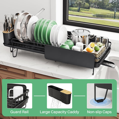SNTD easy-assembly dish rack set up in minutes without tools