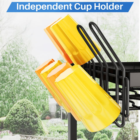 SNTD over-the-sink rack reduces counter clutter for a tidier kitchen.