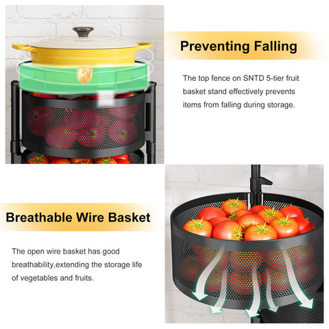 SNTD kitchen rolling cart on wheels for versatile placement.
