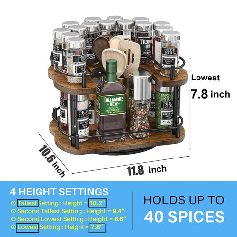 SNTD Lazy Susan near stove for heat resistant countertop use.