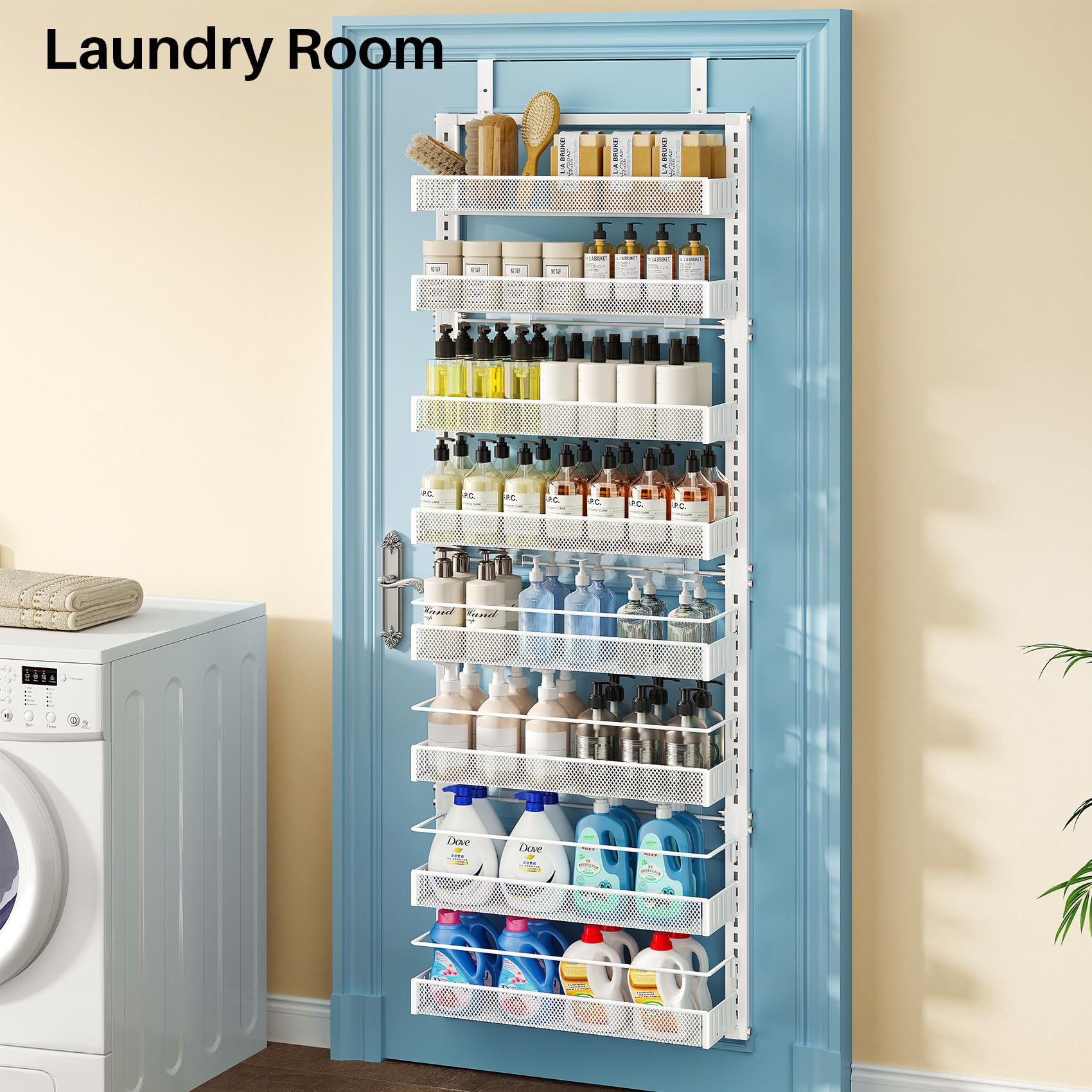 SNTD white finish brings a clean, organized kitchen look.