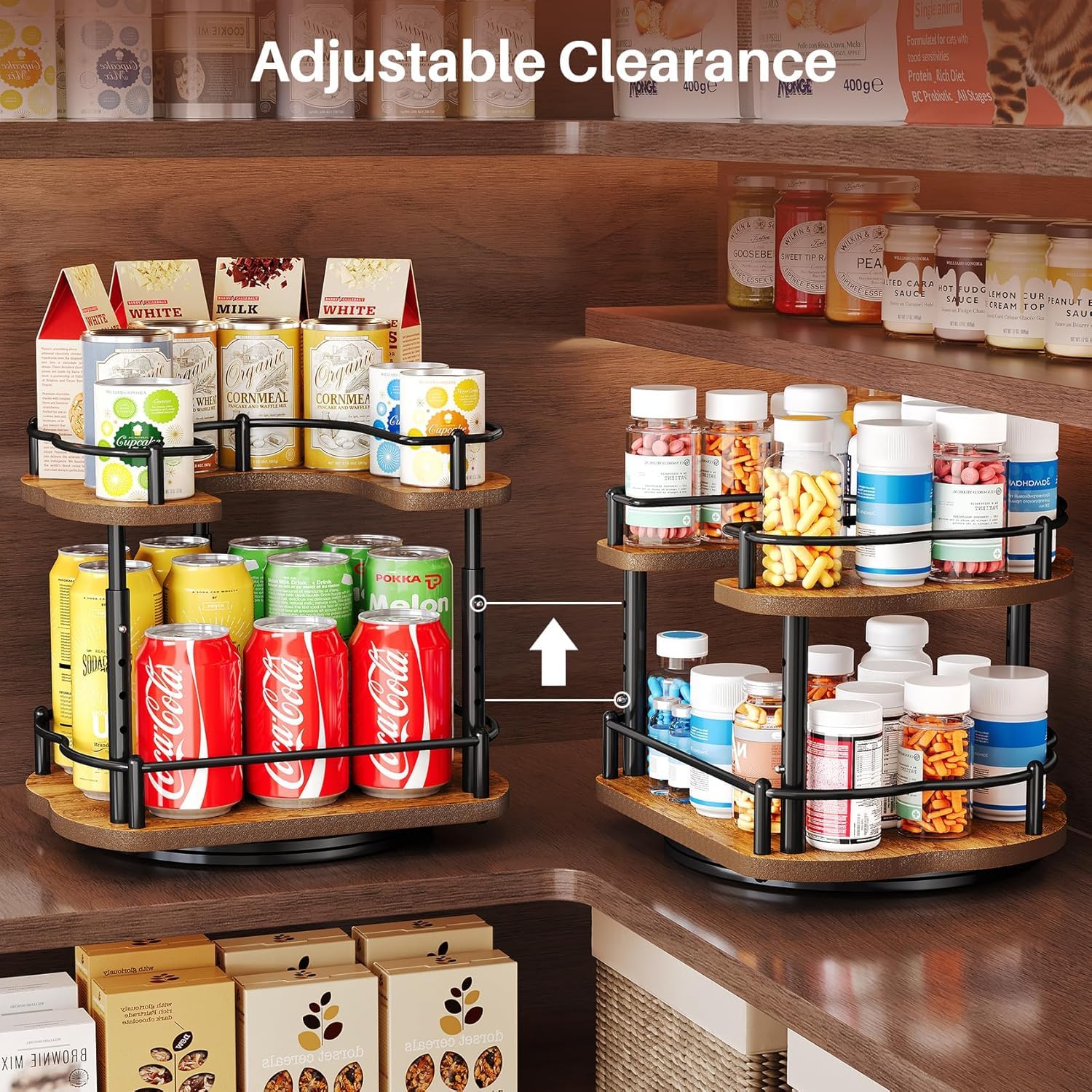 SNTD Spice Rack quick assembly in minutes for sturdy setup.