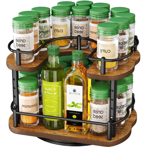 SNTD Spice Rack fits cabinets wider than 11 inches for better organization.
