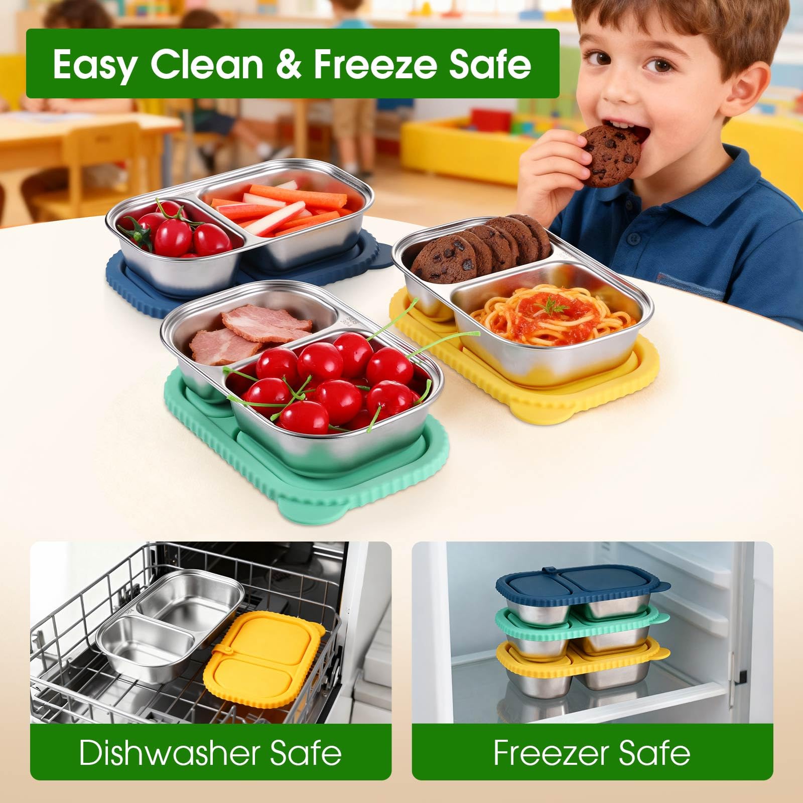 Lightweight Snuggery snack container ideal for on-the-go meals.