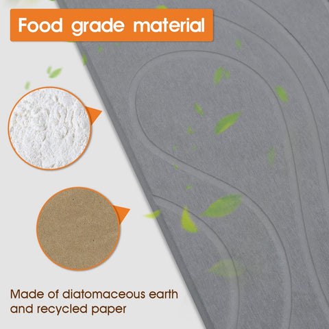 Snuggery non-slip pad underside stabilizes mat for safe drying.
