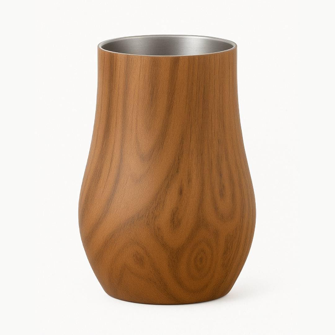 Snute double-wall whiskey glass pour close-up shows temperature and aroma preservation