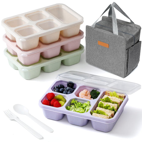Snuvid bento box with insulated lunch bag keeps meals fresh during work or travel