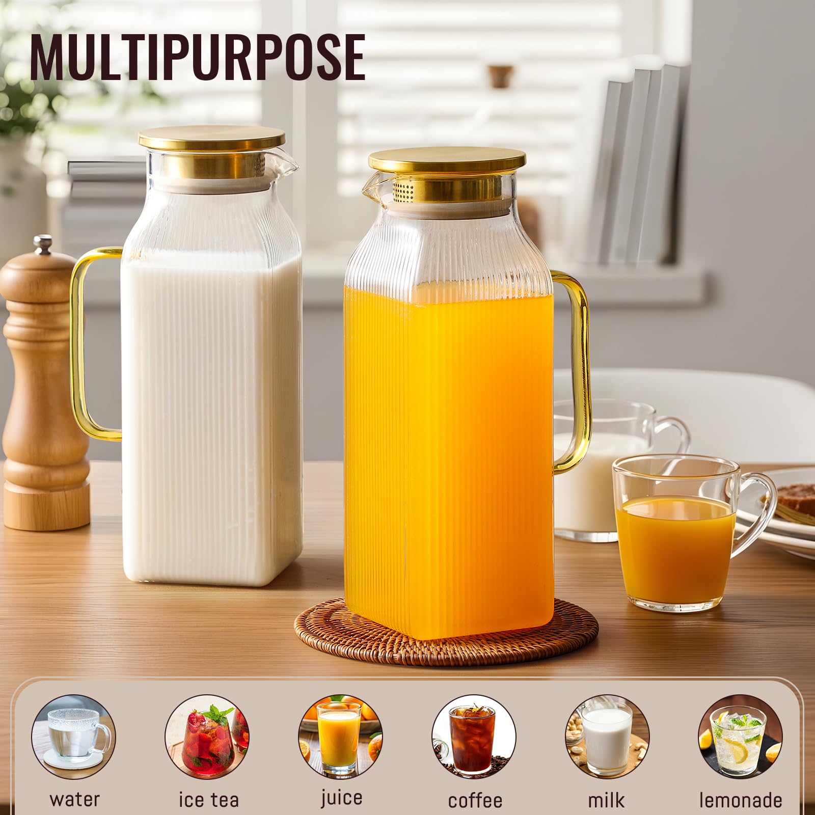 Snuvid dual-pour lid enabling tea straining and smooth pouring