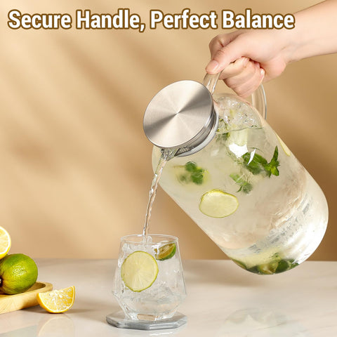 Snuvid iced tea and beverage service using the 1-gallon pitcher