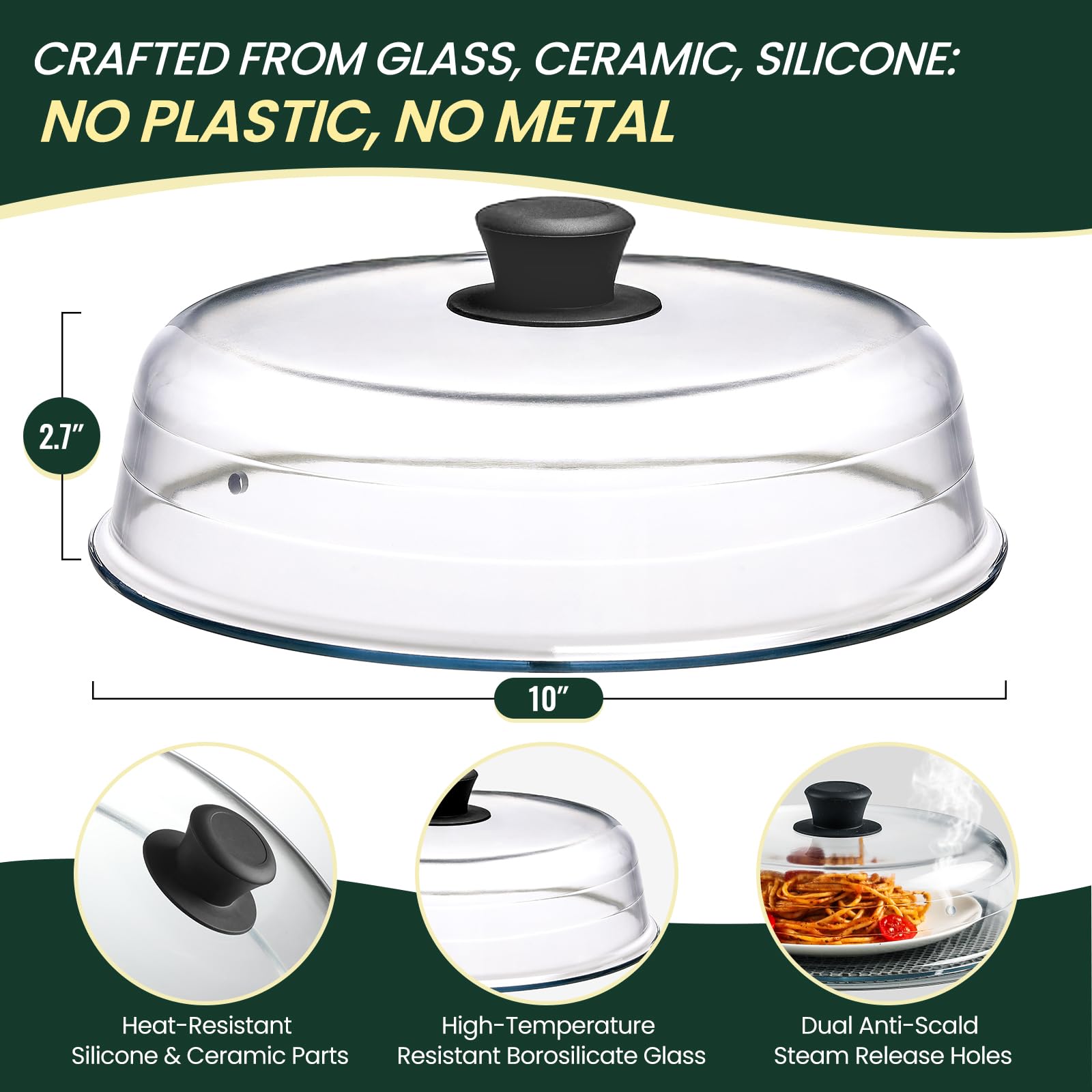Snuvid silicone mat provides heat resistance and a non-slip base during reheating.