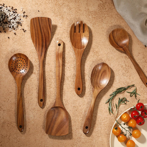 Snuvid spoon rest on counter with utensils for easy cleanup