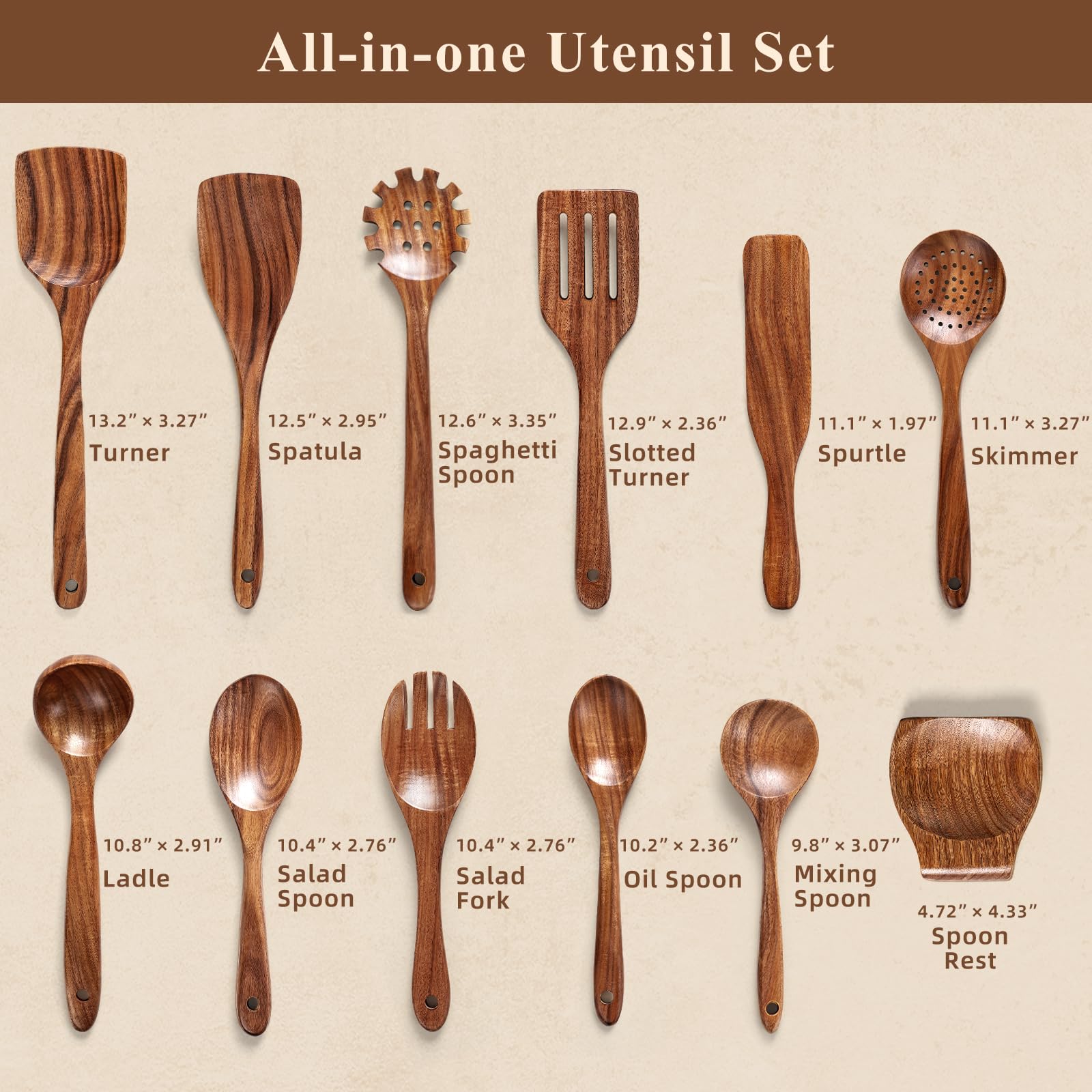 Snuvid teak spatula beside hot skillet for gentle flipping on nonstick surfaces