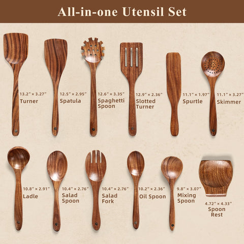 Snuvid teak spatula beside hot skillet for gentle flipping on nonstick surfaces