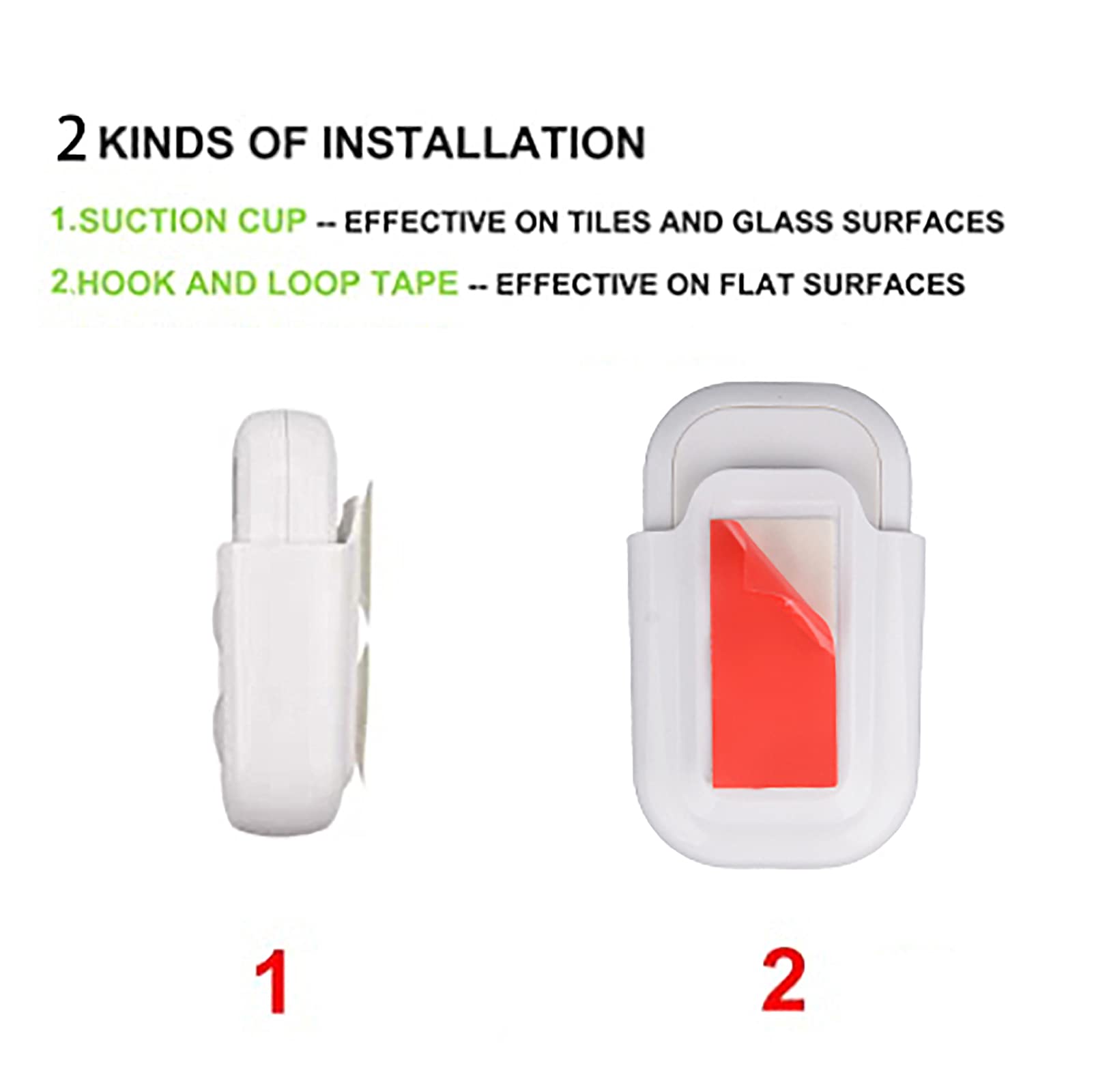 SOARING timer installation options with hook, loop, or suction