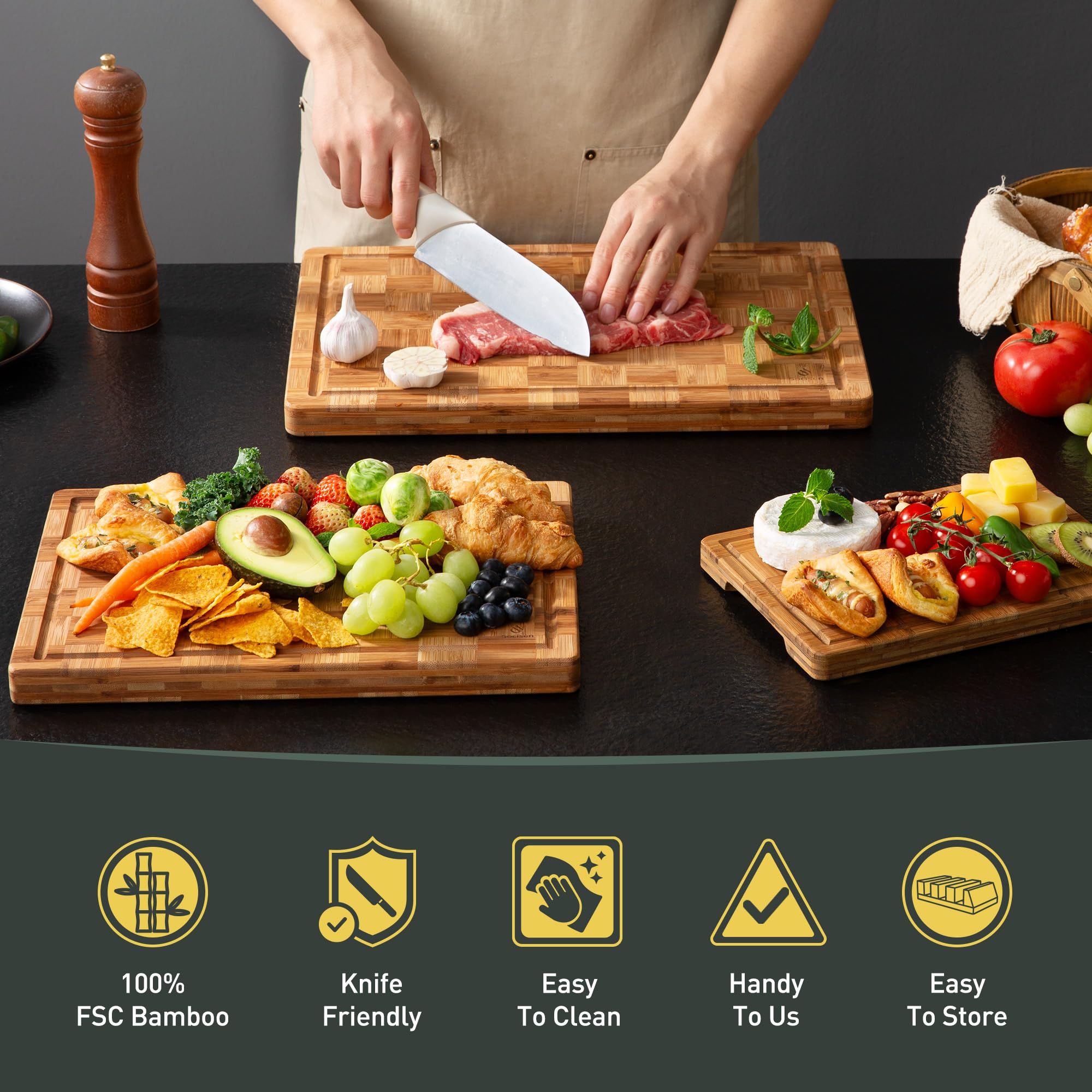 Socisen charcuterie-style board ideal for entertaining and snack presentation.