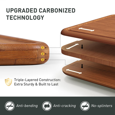 Socisen board with built-in handles for easy transport