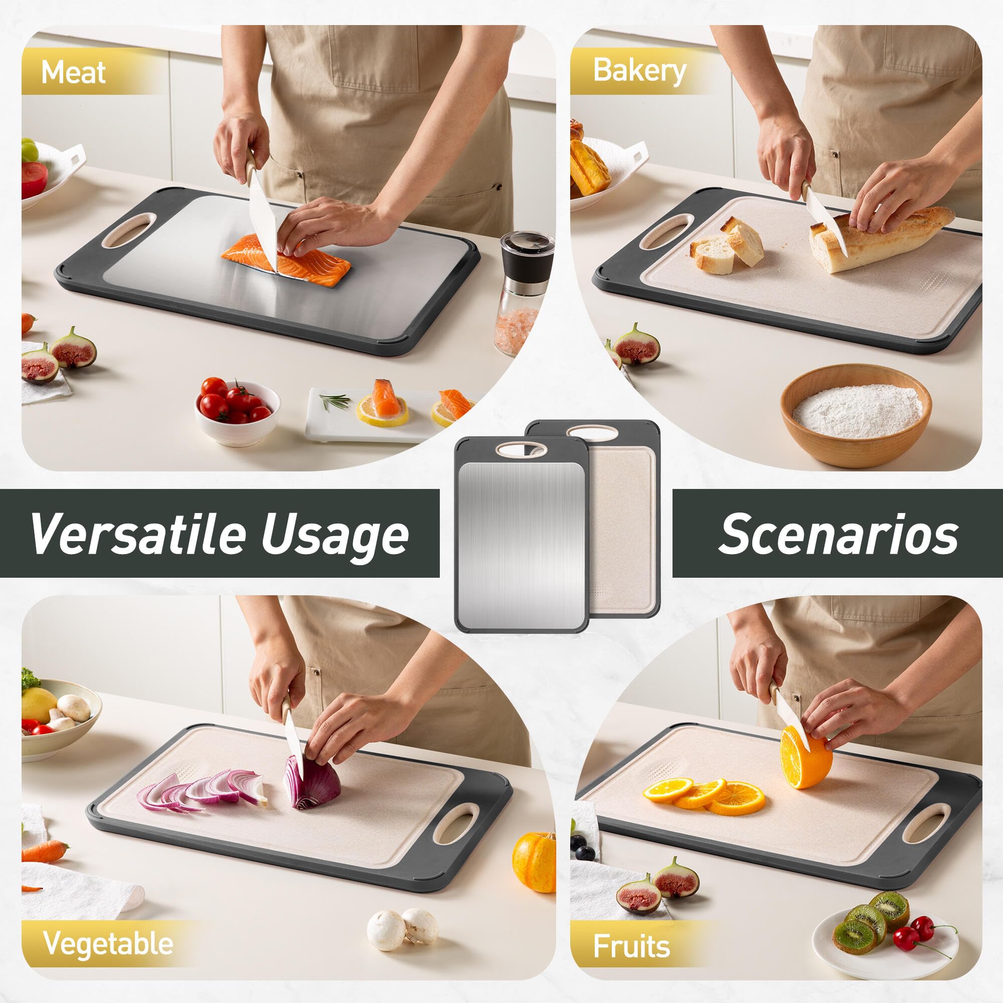 Socisen easy-clean non-stick surface for quick rinsing