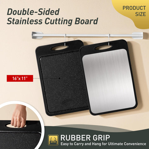 Socisen board featuring built-in juice groove to keep counters dry
