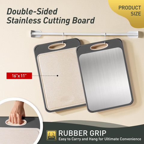 Socisen dual-material board with wheat straw side ideal for vegetables