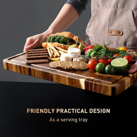 Socisen heavy-duty end-grain board enduring tough chopping