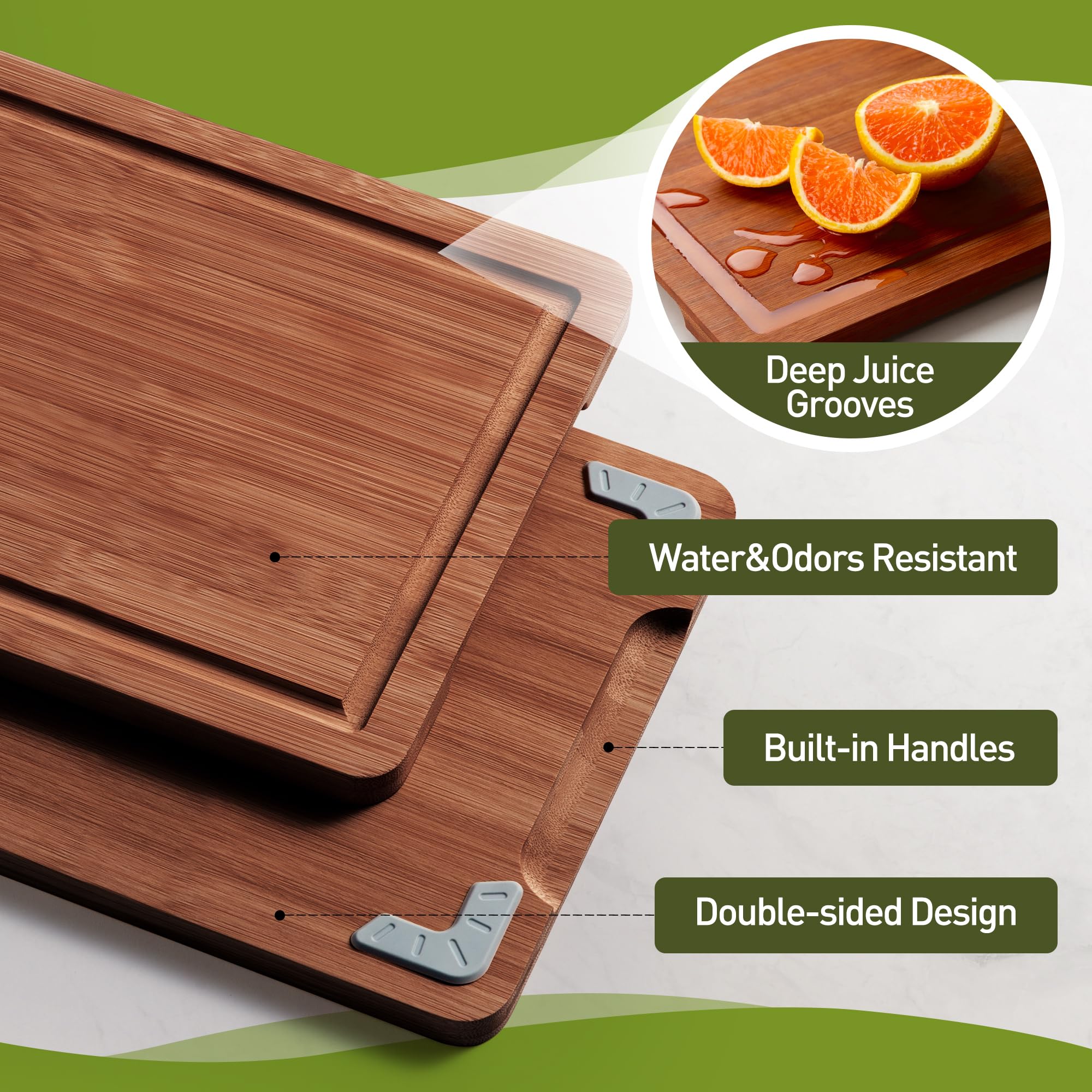Socisen large board 14.5x11 inches for carving and serving.