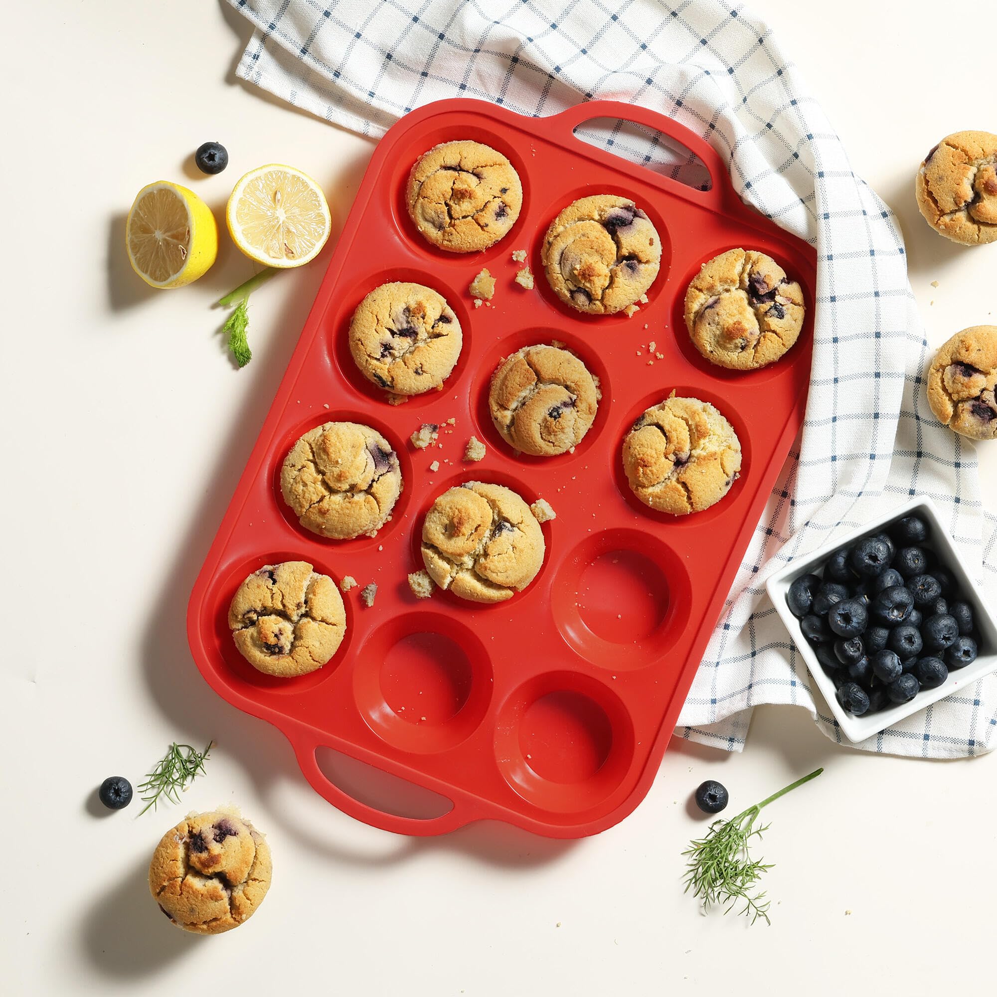 Socisen multi-functional muffin pan suitable for keto bites and molds