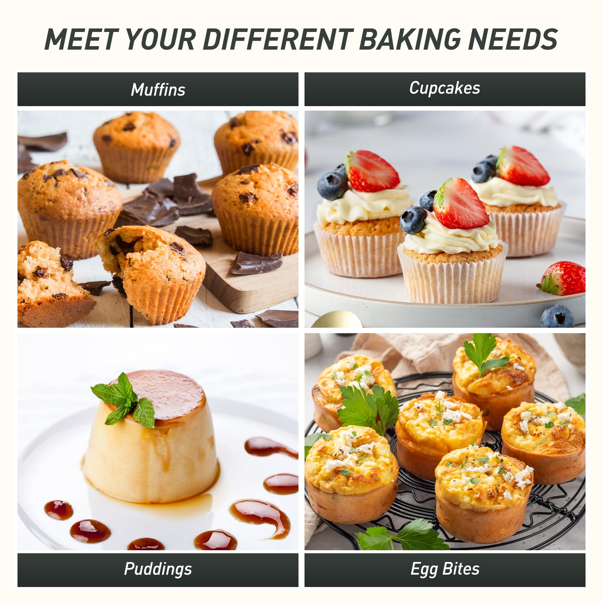 Socisen multi-use pan suitable for keto bites and mini desserts