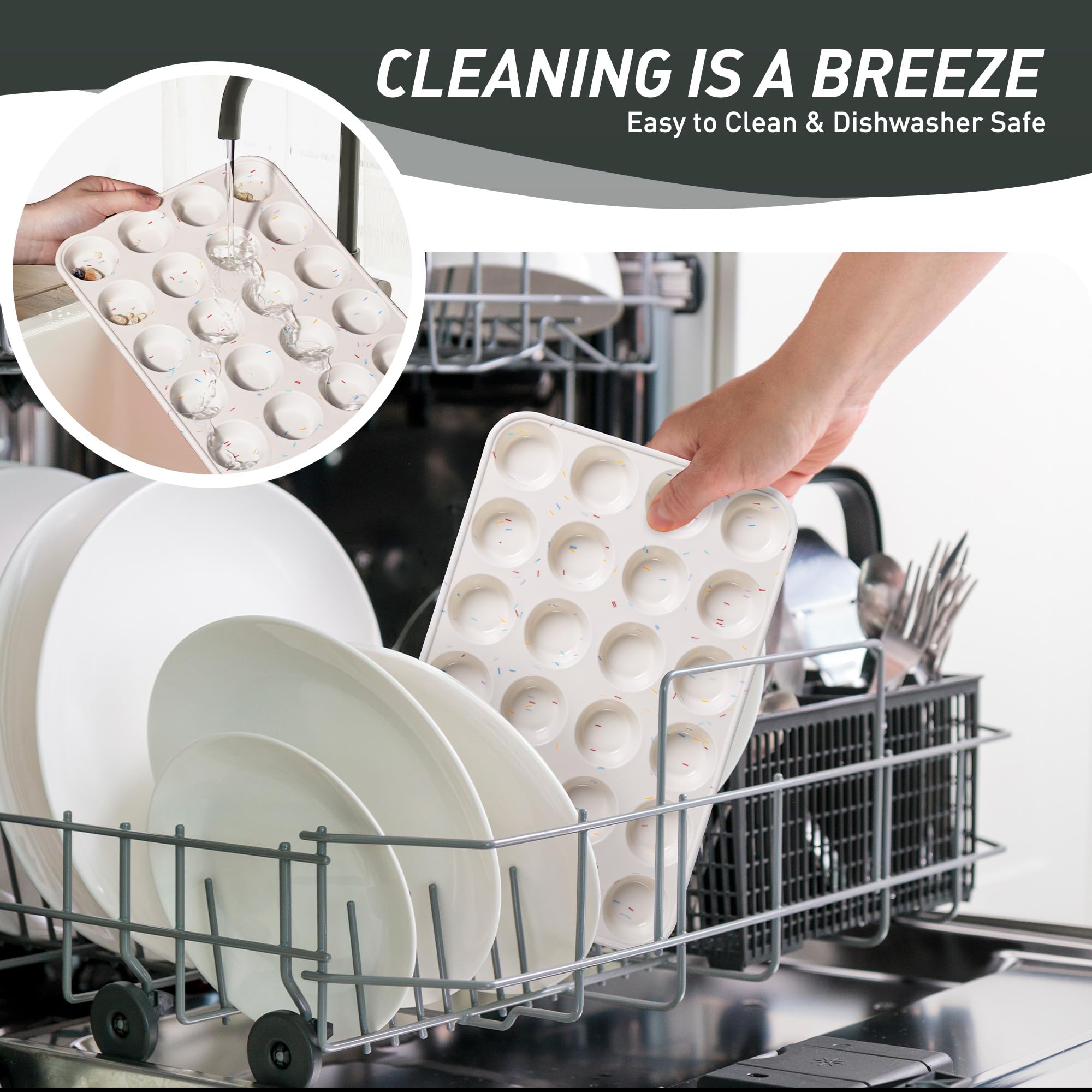 Socisen oven-safe silicone pan versatile from fridge to oven