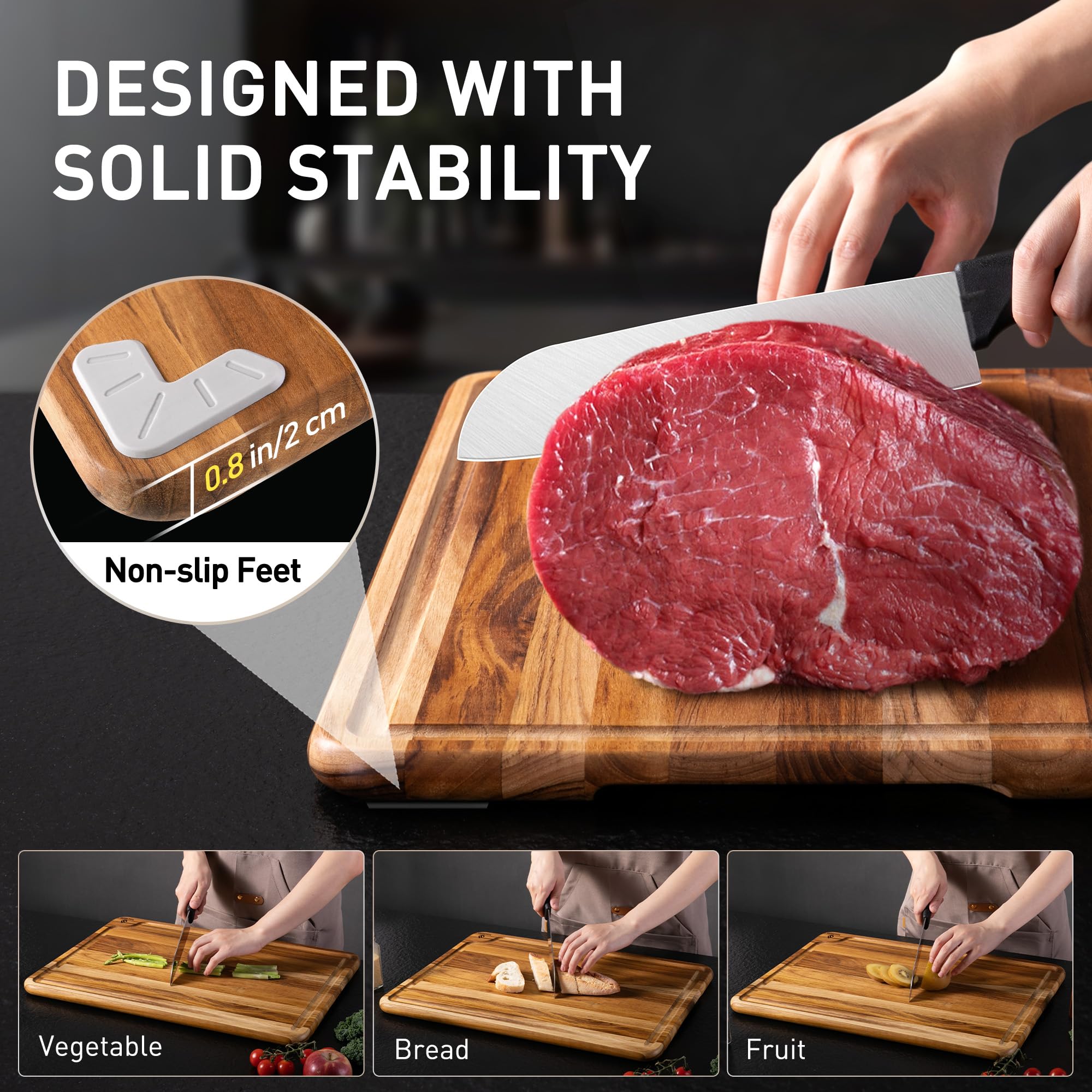 Socisen board with rounded edges for comfortable grip and safe handling
