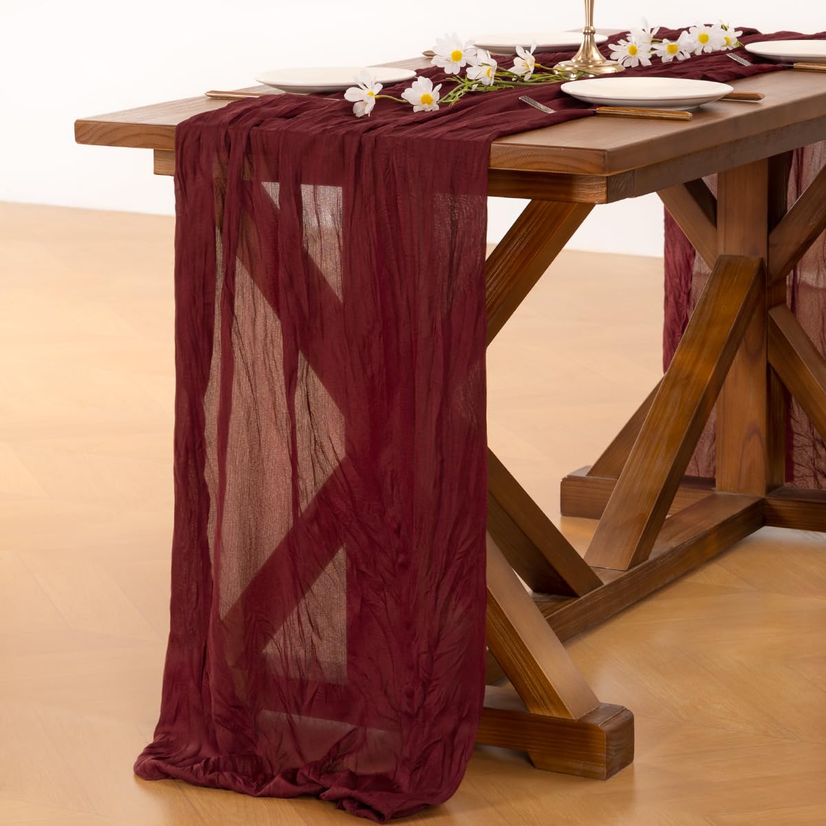 Socomi Valentine’s Day table runner creates an intimate dining focal point