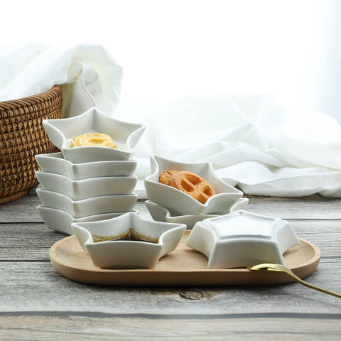 SOCOSY wasabi dipping bowl features compact 3-inch size for individual portions.