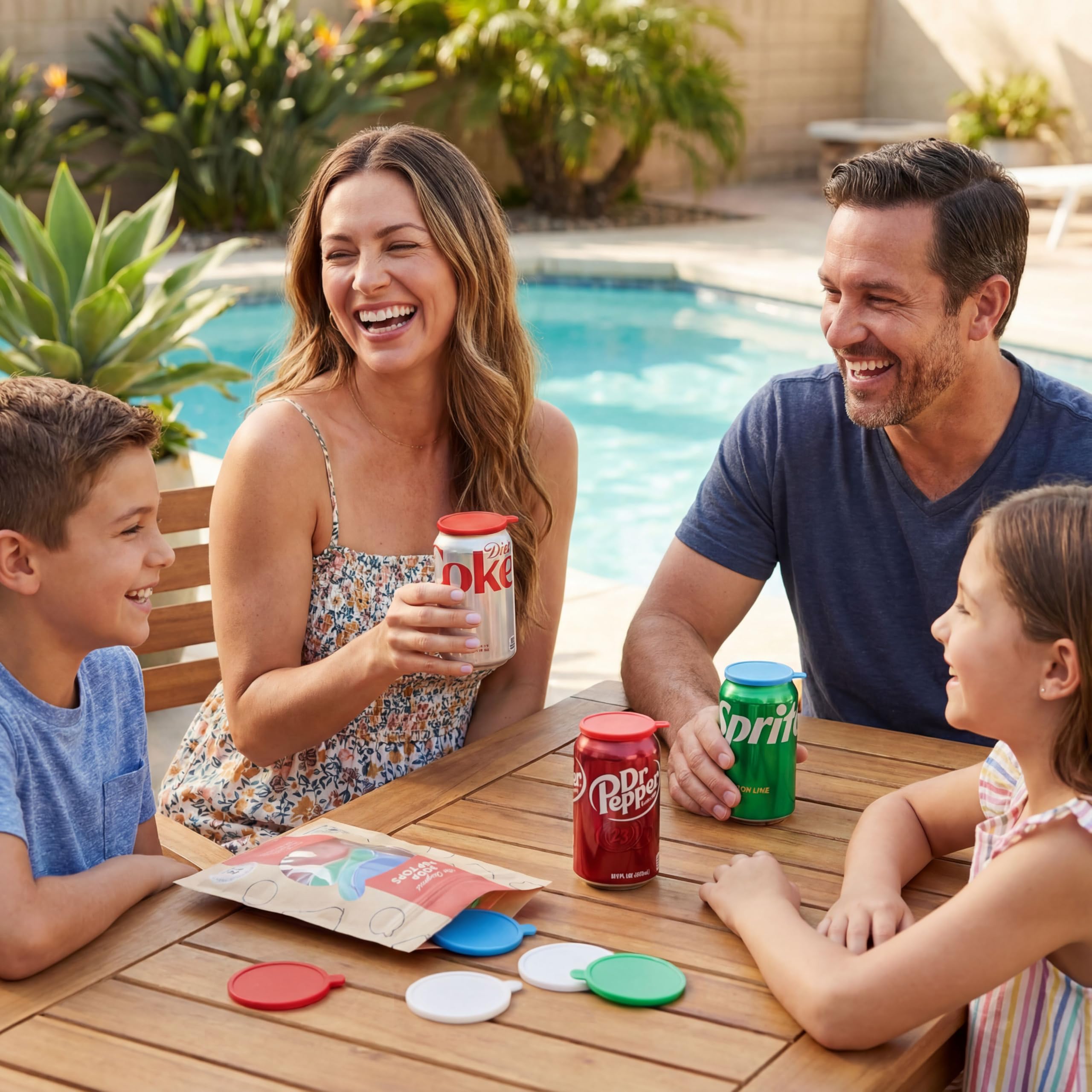 Soda Pop Tops assorted 12-pack for versatile beverage lids