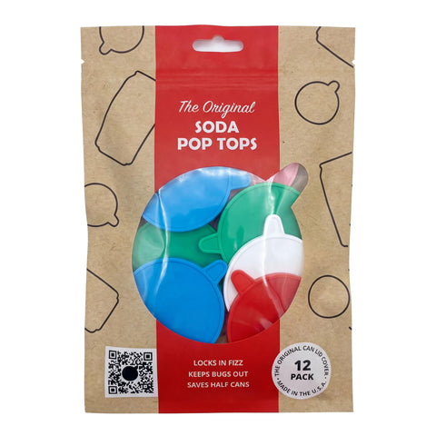 Soda Pop Tops easy-apply lid for fresh beverages on the go