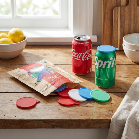 Soda Pop Tops snap closure prevents leaks during transport