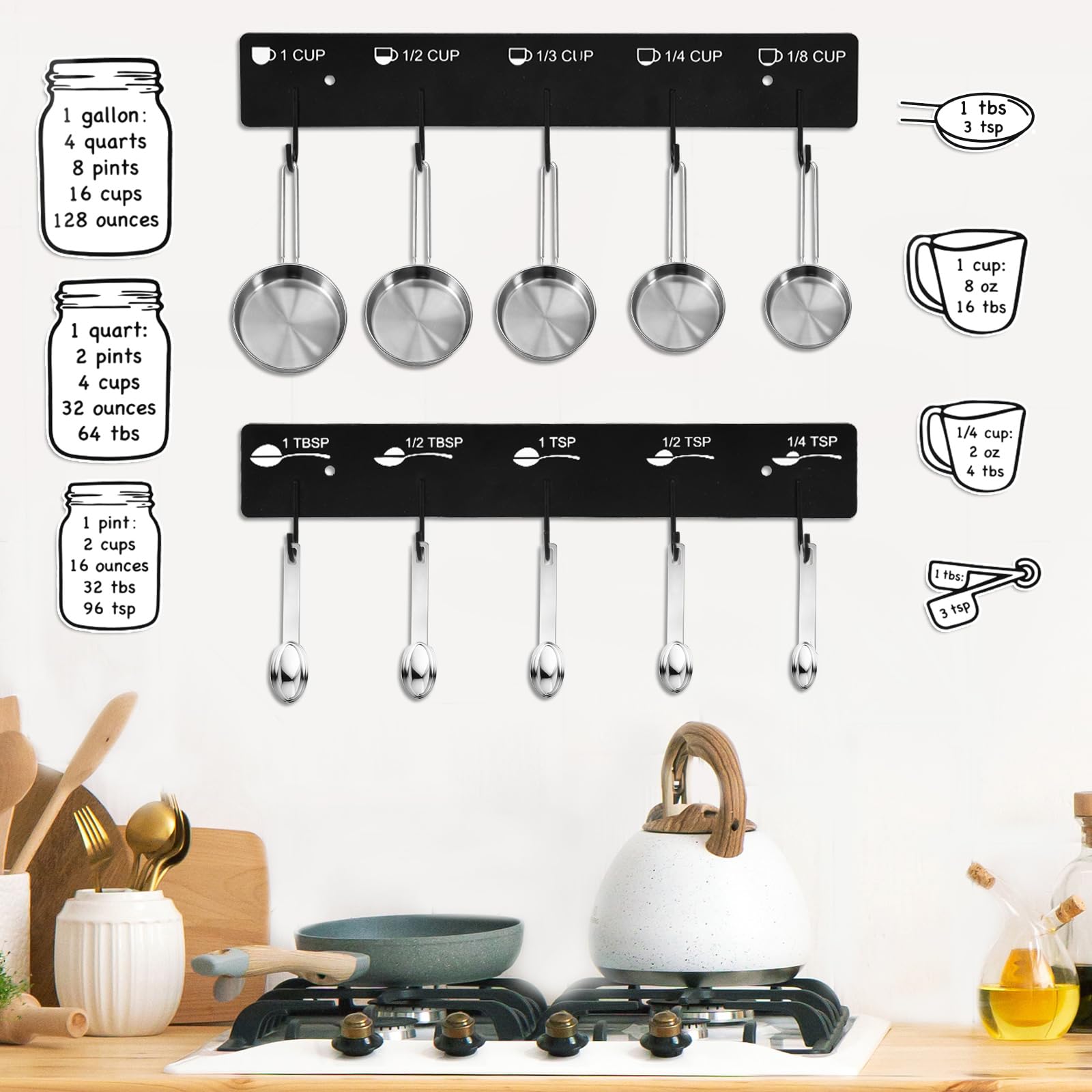 SoeKoa iron rack emphasizes durable, rust-resistant kitchen organization.