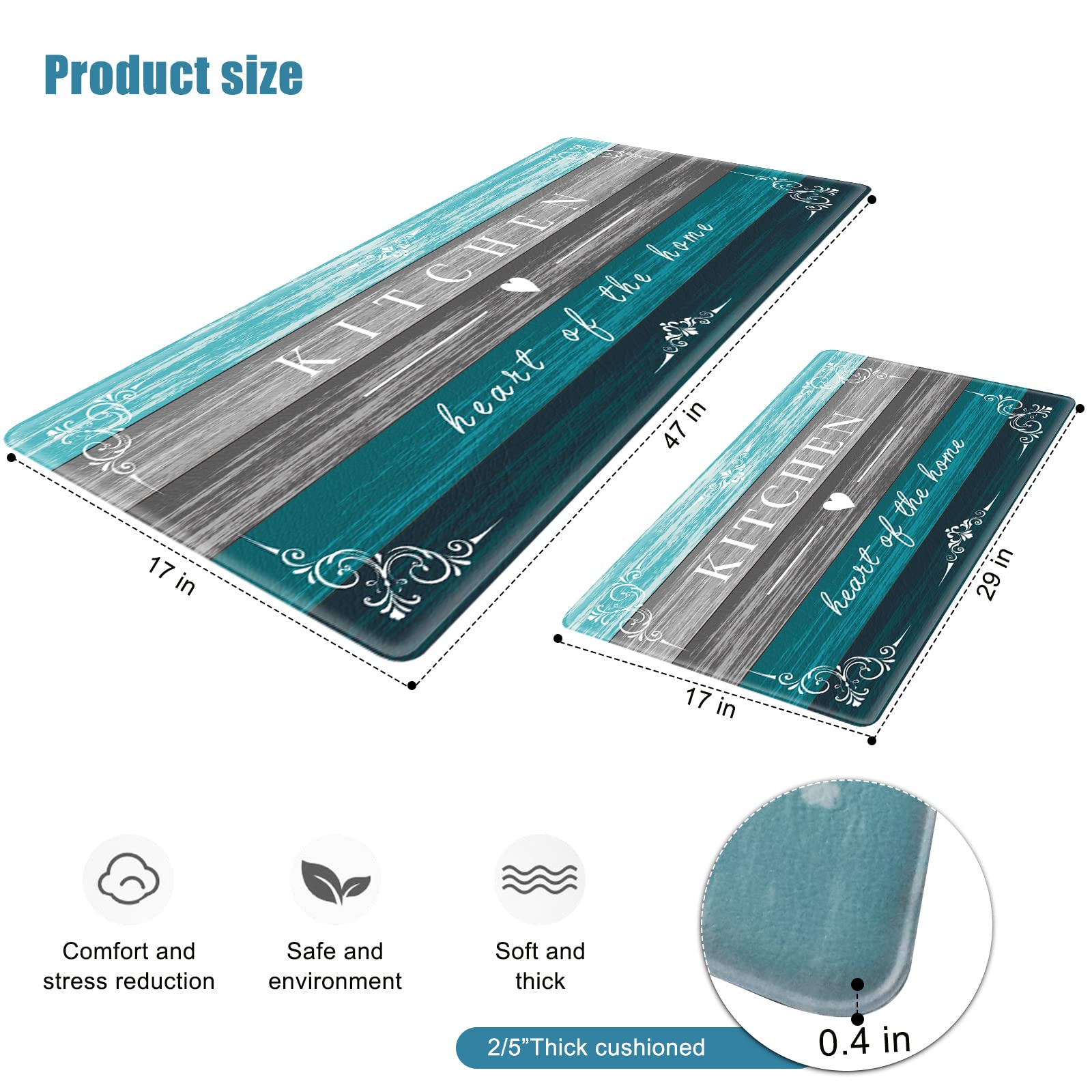 Sofort beveled edge detail reduces trip risk and keeps edges smooth