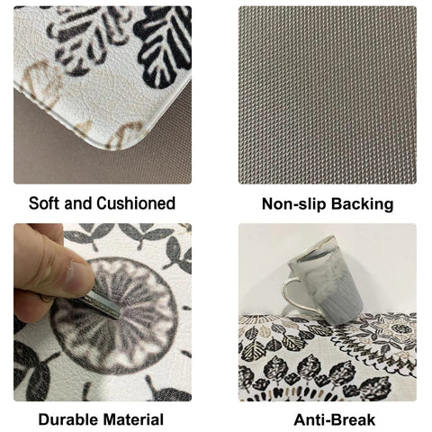 Sofort kitchen mat heavy-duty-durable features gel foam for lasting comfort.
