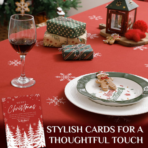 Softalker cozy winter dining setup for family meals.