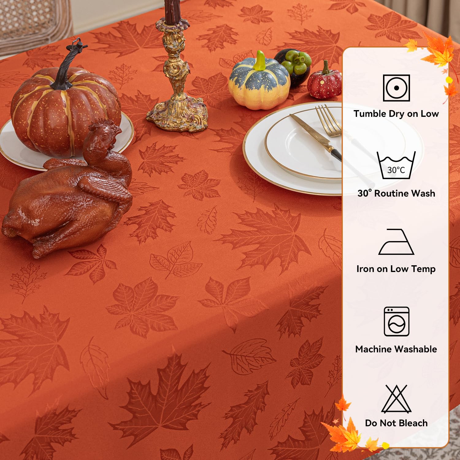Softalker outdoor dining scene with weather-ready tablecloth for patio meals.