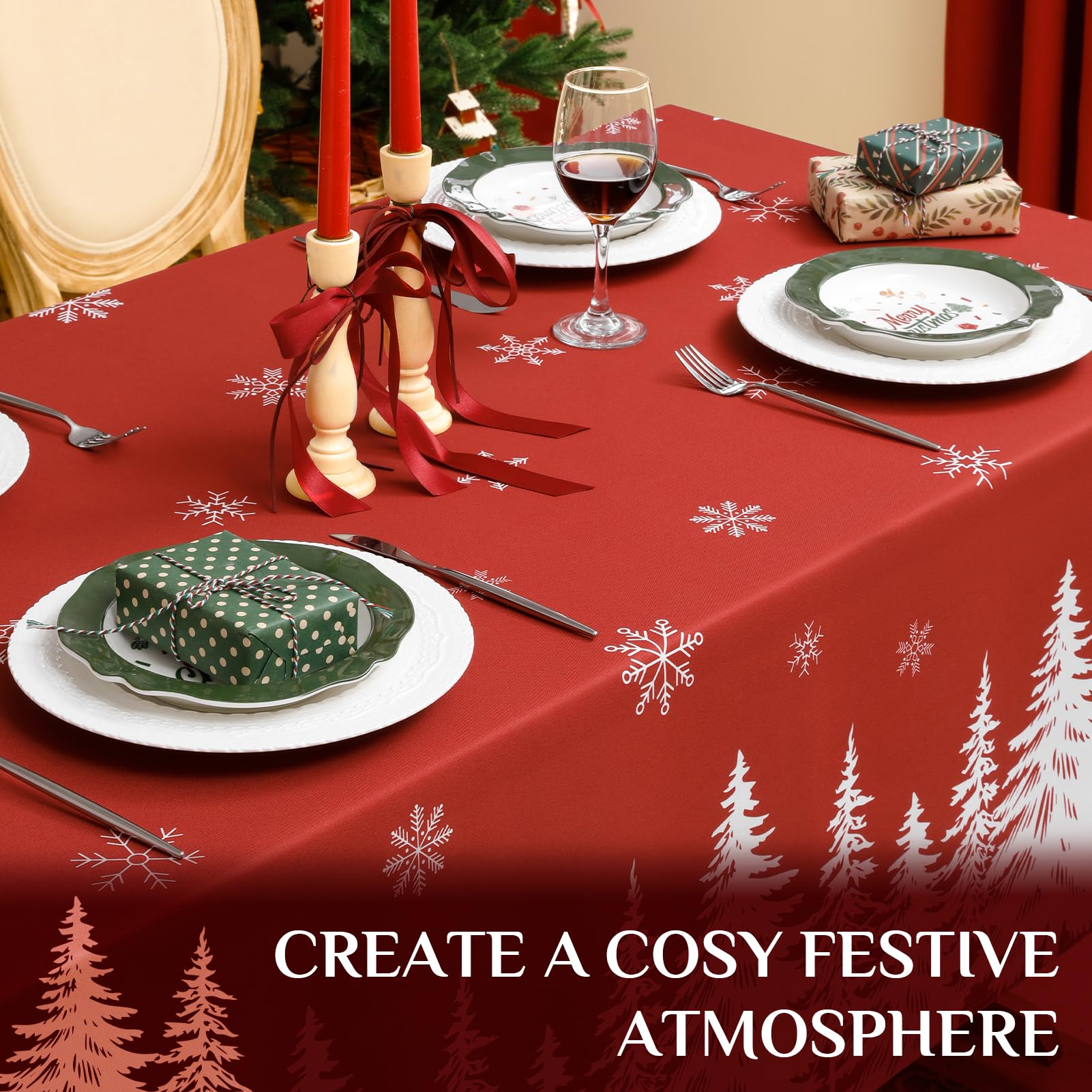 Softalker stain-resistant polyester fabric protects surfaces during meals.