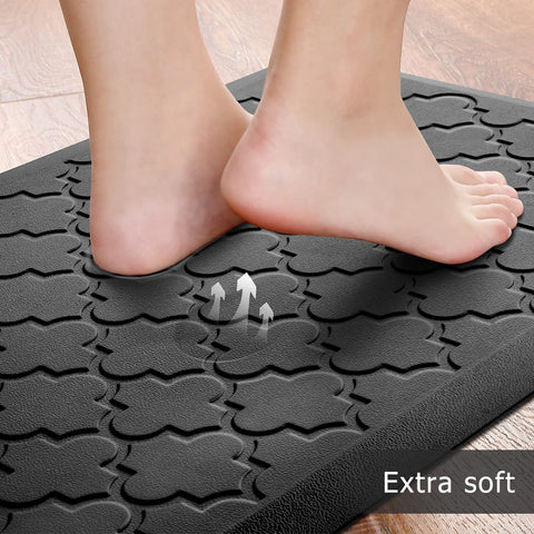 SoftDuo kitchen mat embossed texture top for easy cleaning and grip