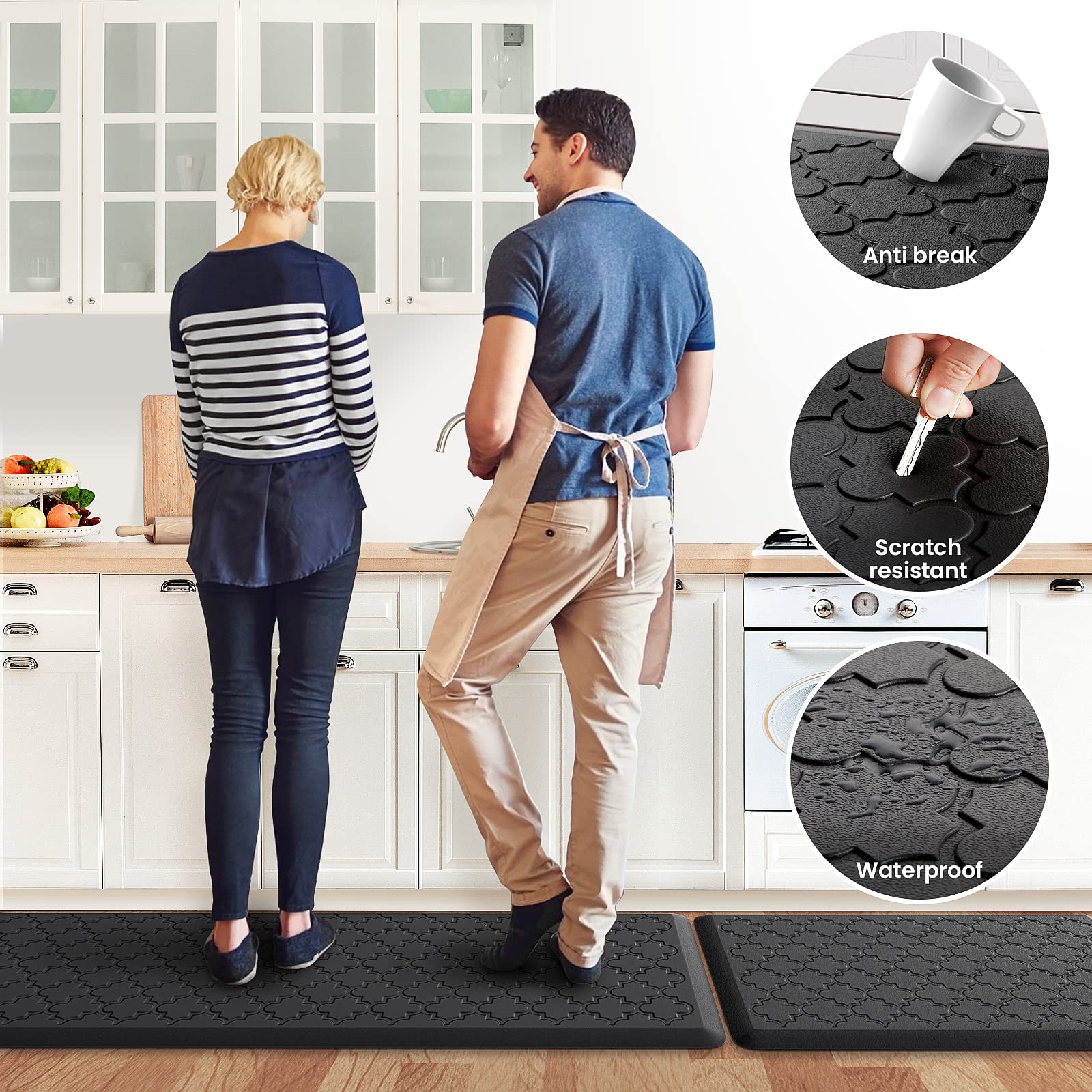 SoftDuo large standing area mat suits kitchen laundry or workspace