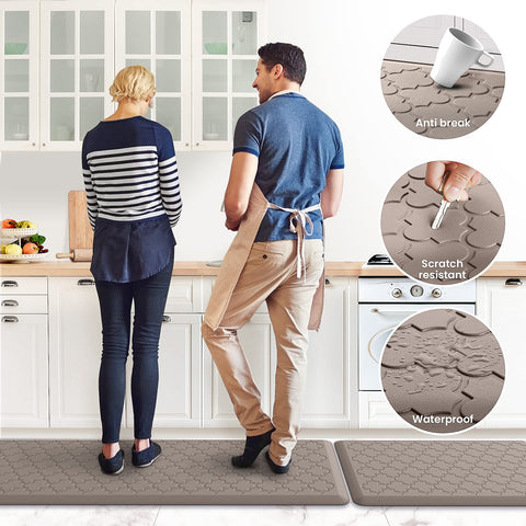 SoftDuo Kitchen Mat ideal for laundry room use, reducing fatigue near washer and dryer